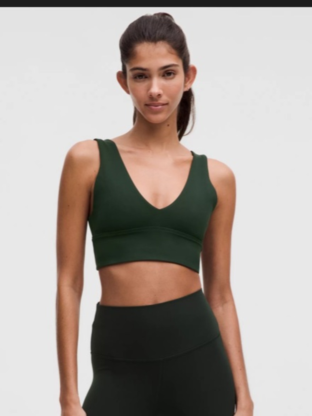 lululemon athletica Deep Green Sports Bra